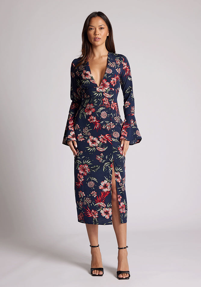 Floral midaxi dress best sale