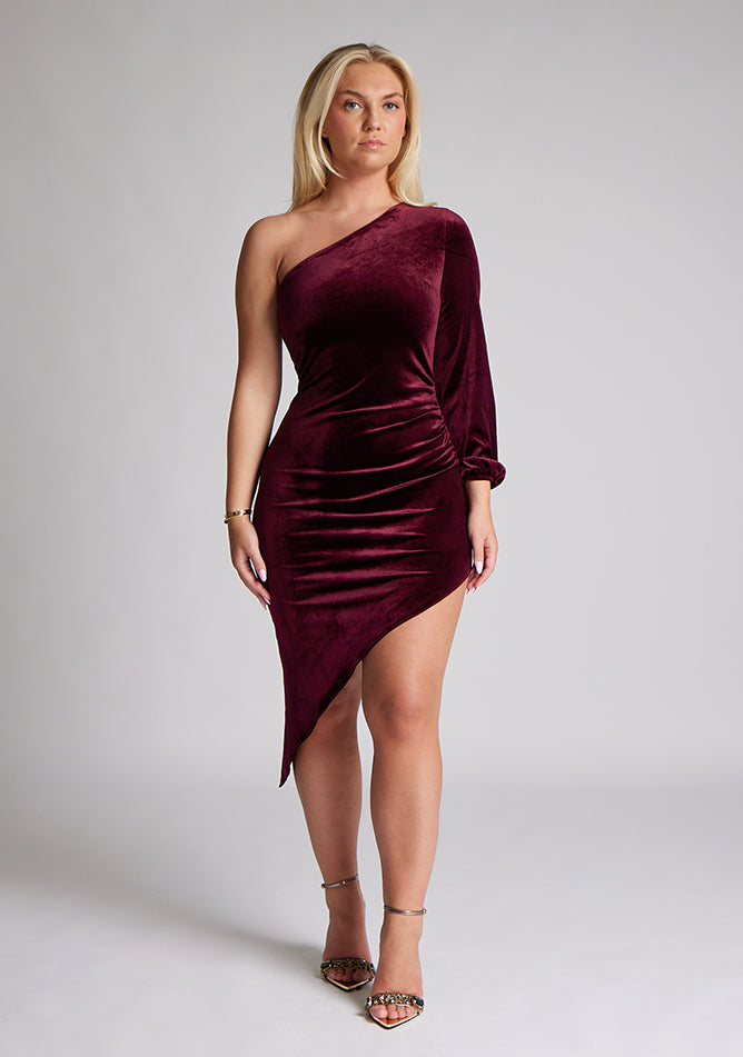 One sleeve cocktail dress best sale